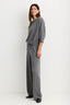 Indira Cashmere Top - Heather Ash