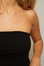 Vera - Cotton Spandex Tube Top - True Black