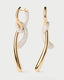 Twist Pave Hoops
