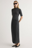 Gia Turtleneck Knit Top - Heather Charcoal