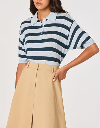 Scottie Sweater - Blue Stripe