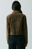 Suede Jacket - Black Coffee