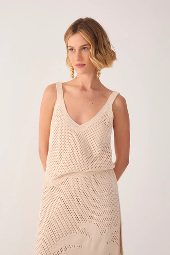 Knit Tank - Sand