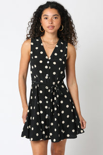 Black and White Polka Dot Dress