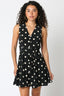 Black and White Polka Dot Dress