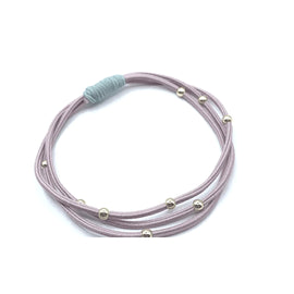 Single Water Pony 3mm Gold Waterproof Hair Band