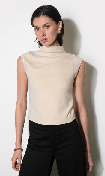 Paloma Funnel Neck Knit Top