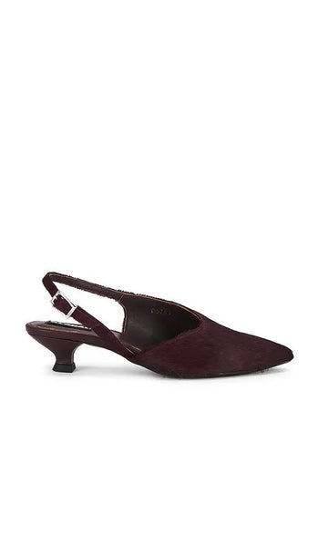 Nelly Soft Burgundy Leather Mules