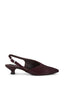 Nelly Soft Burgundy Leather Mules