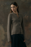 Eames Cardigan - Heather Brown