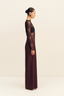 Asher Wide Leg Pant - Berry