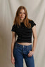 Lisa Top - Black Stripe
