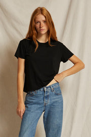 Harley - Cotton Boxy Crew Tee - True Black