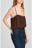 Jasmine Cami Top - Chocolate