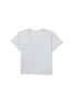Elliot Brushed Sweater Vneck Tee - Pacific Stripe