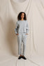 Nell - Travel Crew Neck Sweatshirt - Heather Grey