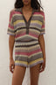 Raya Polo Top - Perla Stripe