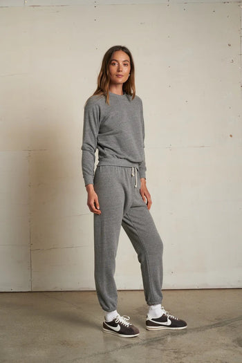 Johnny - French Terry Easy Sweatpant - Heather Grey