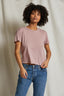 Harley - Cotton Boxy Crew Tee - Mauve