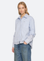 Zayna Dbl Layer Button Down - Blue
