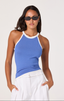 Betia Sweater Top - Blue Stripe