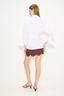 Anya Poplin Wrap Top - Macadamia
