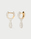 Pave Ray Hoops