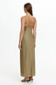 Tily Maxi Dress - Olive Stencil