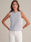 Demi High Crew Neck Tank Top