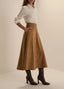 The Aspen Skirt - Camel