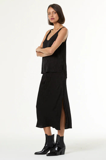 Felicity Skirt- Black Jacquard