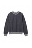 Oversized Ziggy Shrunken Sweatshirt - Dark Heather Grey