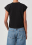 Bryce Cap Sleeve Tee - Black