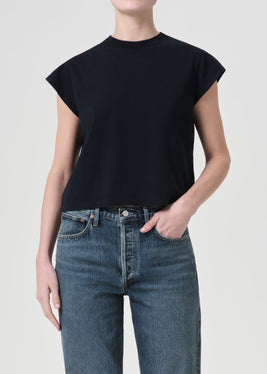 Bryce Cap Sleeve Tee - Storm