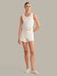 Valentina Button Down Top - Chalk