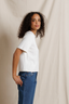 Atlas Crewneck Heavy Cotton Tee - White