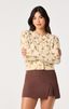 Mary Cardigan - Yellow Floral