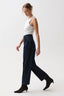 Beau Seamed Crescent Raw Jean - Night Fall