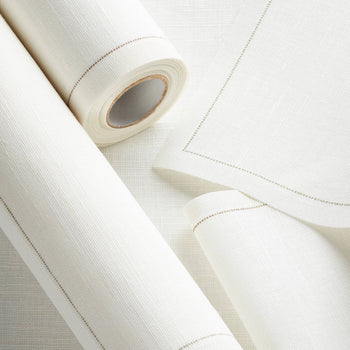 Cream Linen Cocktail Napkins
