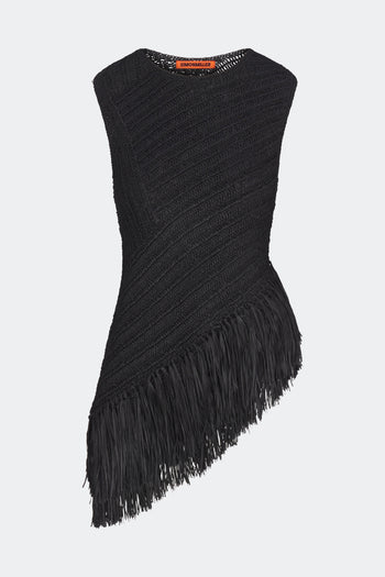 Beja Crochet Top - Black