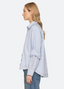Zayna Dbl Layer Button Down - Blue