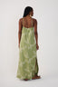 Emb. Nature Halter Maxi Dress