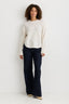 Briar Cashmere Crewneck - Ivory