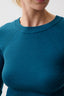 Juno Merino Blend Featherweight Sweater - Deep Teal