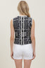 Sleeveless Hankerchief Top - Black