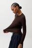 Juno Feather Weight Sweater - Mocha