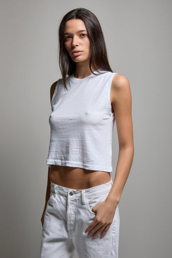 Maya Muscle Tee - White