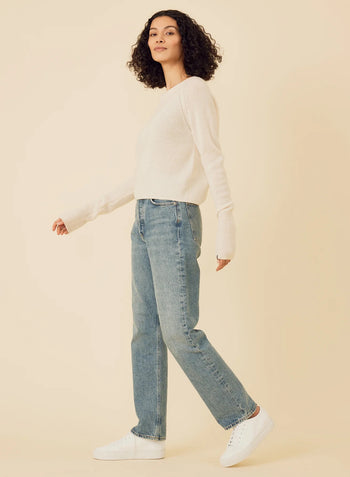 Blakely Cashmere Pullover - Ivory