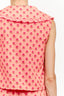 Coral Sleeveless Blouse