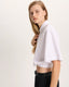 Heavyweight Jersey Cinched Waist Polo - White